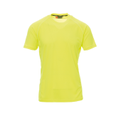 T-Shirt Dry-Tech Εργασίας Άθλησης Κίτρινο Φλούο - Payper Runner T-Shirt Fluo Yellow