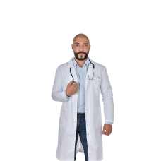 Ποδιά Ιατρικής Αισθητικής Ανδρική Λευκή - Fabio Man
