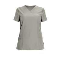 Γυναικεία Αδιάβροχη Ελαστική Μπλούζα Ιατρικής Αισθητικής Ανοιχτό Γκρι - Nobby Lady Tunic Light Grey