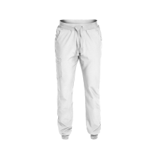 Unisex Ελαστικό Αδιάβροχο Παντελόνι Ιατρικής Αισθητικής Σκούρο Λευκό - Nobby Pants White