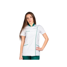 Μπλούζα Ιατρικής Αισθητικής Γυναικεία Λευκό - Sintia Tunic White Green