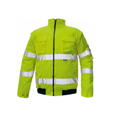 Αδιάβροχο Μπουφάν Εργασίας Υψηλής Ορατότητας Κίτρινο - Clovelly HV Jacket Yellow