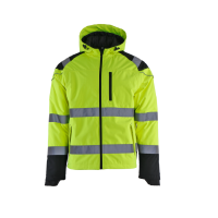 Αδιάβροχο Ελαστικό Τζάκετ Με Επένδυση Υψηλής Ορατότητας Κίτρινο - Prisma HV Yellow High Visibility Softshell Jacket