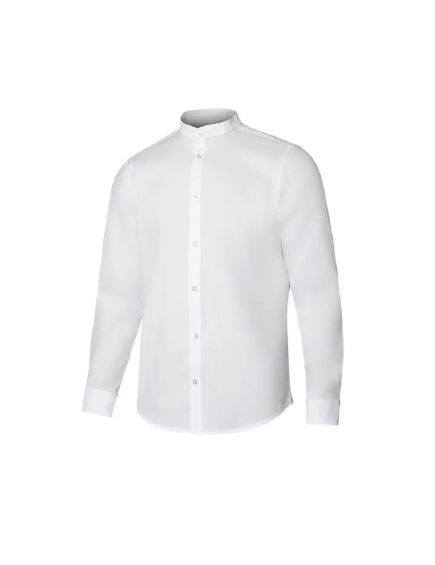 Velilla Collar Mao Shirt Man White - %f - Shirts - 5065-405013S-07 -  -  - Velilla - 22.34