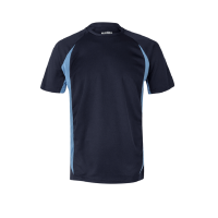 Τεχνικό Μπλουζάκι Εργασίας Σκούρο Μπλε Γαλάζιο - Velilla Two Tone Technical T-shirt Navy Blue Light Blue